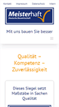 Mobile Screenshot of meisterhaftbauen.de